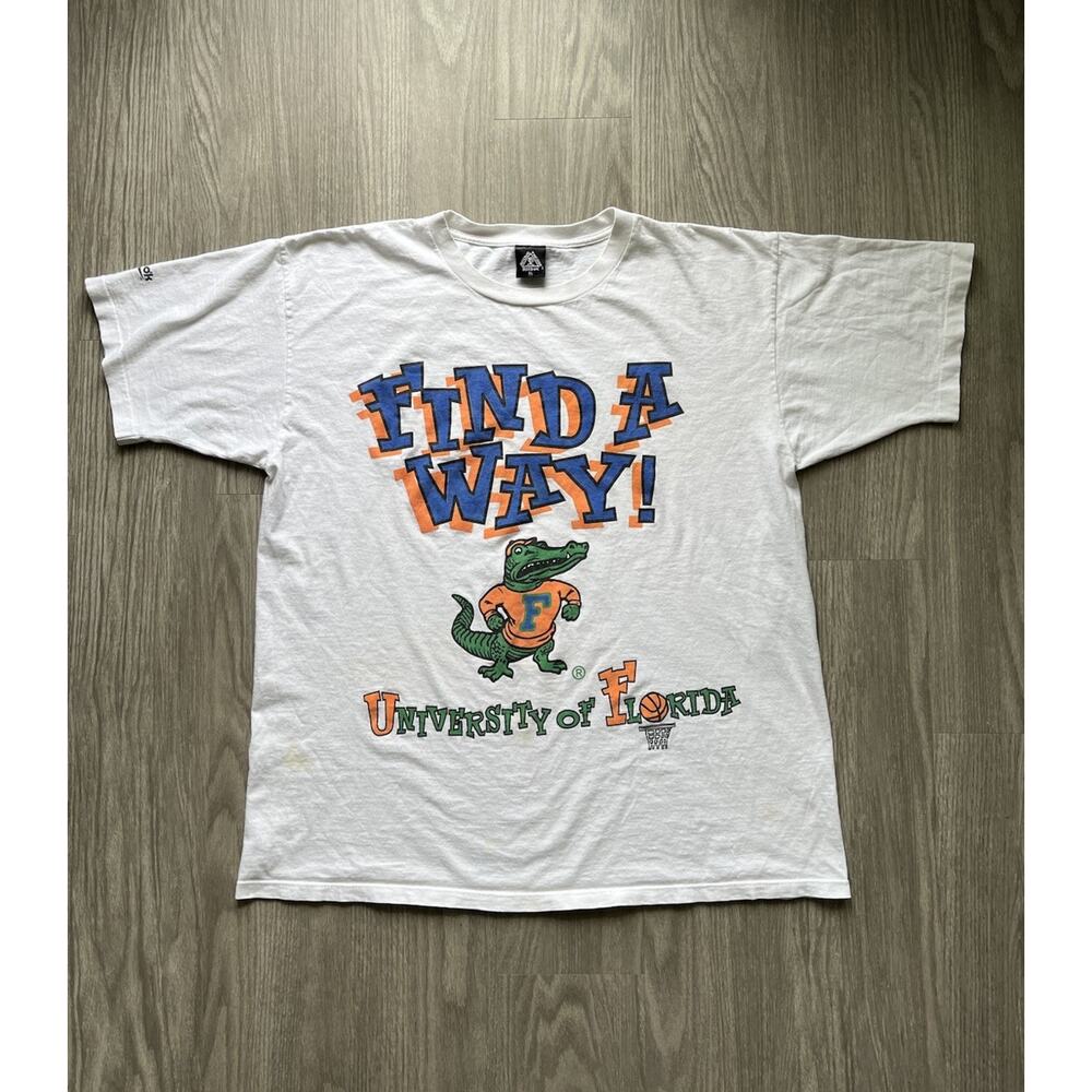 Vintage 90s Florida Gators Reebok Above The Rim Basketball Shirt Mens Size XL